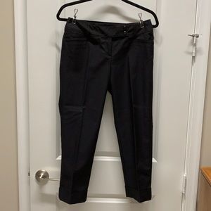 White House Black Market Women’s Black Capris Pants